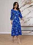Плаття ISSA PLUS SA-515 S синій, фото 2