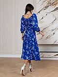 Плаття ISSA PLUS SA-515 S синій, фото 3