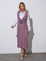 Плаття S бордовий