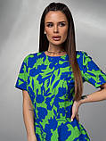 Плаття ISSA PLUS 14619 S зелений/синій, фото 4