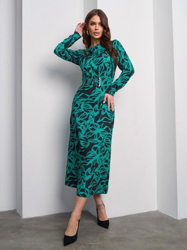 Плаття ISSA PLUS 15016 S зелений, фото 1