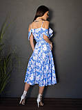 Плаття ISSA PLUS 14674 S блакитний, фото 3