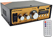 Двоканальний інтегральний підсилювач звуку з пультом AMP AK-699BT UKC Підсилювач звуку з USB та Bluetooth, фото 6