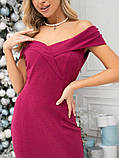 Плаття ISSA PLUS 14390 M темно-малиновий, фото 4