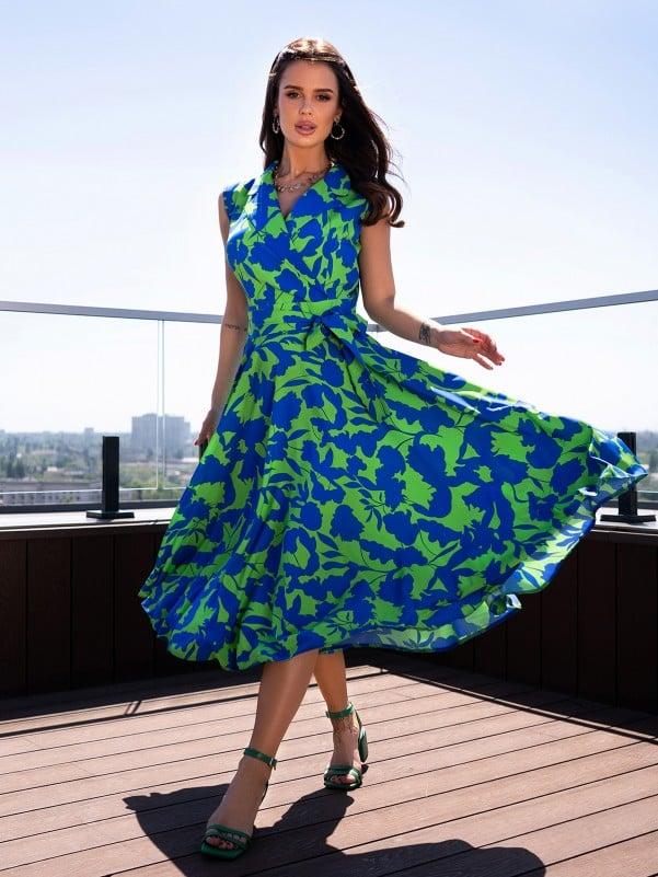 Плаття ISSA PLUS 14719 S салатовий, фото 1