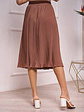 Спідниці ISSA PLUS 13263 XL коричневий, фото 3