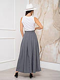 Спідниці ISSA PLUS 13938 S сірий, фото 3