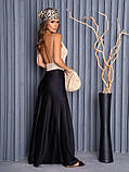 Спідниця жіноча довга чорна, фото 3