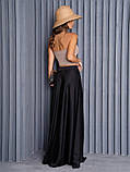 Спідниця жіноча довга чорна, фото 3