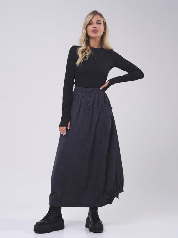 Спідниці ISSA PLUS 14815 L сірий, фото 1