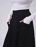 Спідниці ISSA PLUS 14815 M чорний, фото 4