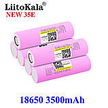 Акумуляторна Li-ion батарейка LiitoKala "35E" INR 18650 3.7V-4.2V 3500mA, фото 2