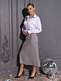 Спідниці ISSA PLUS 14958 S сірий, фото 2