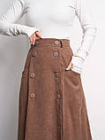 Спідниці ISSA PLUS 14997 L коричневий, фото 4