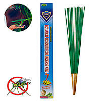 Засіб проти комарів на природі Shenke 47 см (20 шт./пач.), ароматичні палички від комарів, мух Зелені