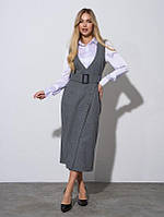 Плаття ISSA PLUS 14973 S сірий