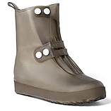 Багаторазові силіконові бахіли для прогулянок у дощовиту погоду для взуття унісекс Чохли бахіли для взуття, фото 4