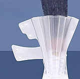 Багаторазові силіконові бахіли для прогулянок у дощовиту погоду для взуття унісекс Чохли бахіли для взуття, фото 5