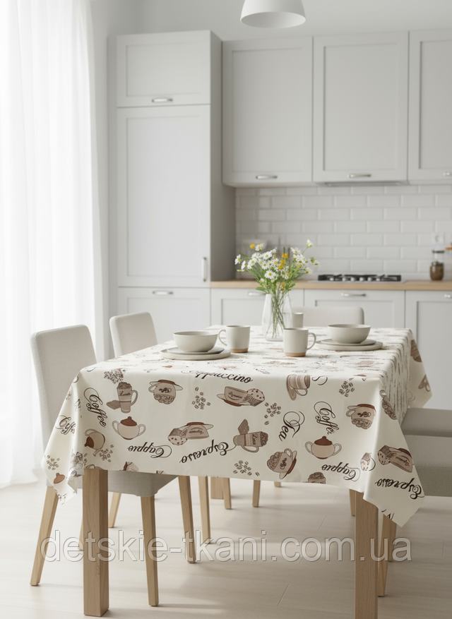 ткань дак для скатерти