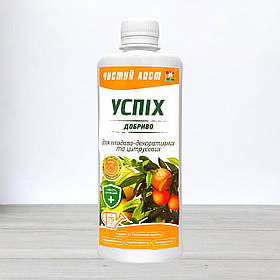 Добриво Успіх Чистий лист для плодово-декоративних та цитрусових рослин, 300мл
