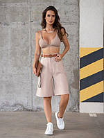 Шорти ISSA PLUS 14766 S бежевий