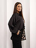 Сорочки ISSA PLUS 14937 S чорний, фото 2