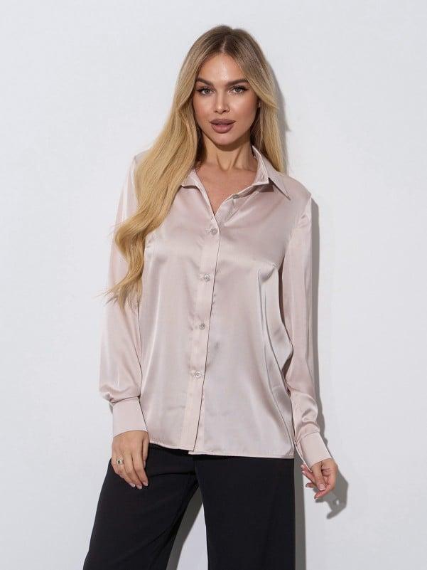 Сорочки ISSA PLUS 14972 S світло-бежевий, фото 1