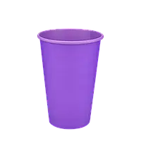 Стакан паперовий 340 мл одношаровий Лаванда Cup 50 шт/уп