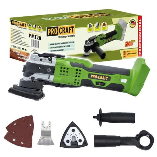 Реноватор ProCraft PMT20 акумуляторний (без АКБ і зп), фото 1