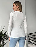 Світера ISSA PLUS 13722 S молочний, фото 3