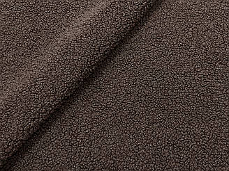 Тканина букле тедді - коричневий (160 х 100 см)