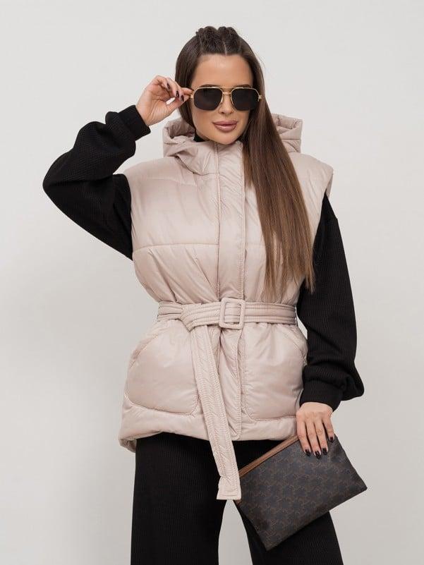 Жилетка бежева, фото 1