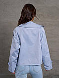 Куртки ISSA PLUS 14881 S блакитний, фото 3