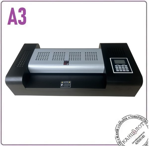 Ламінатор документів Pingda TL600 A3, 330мм, 6 валів (000016555), фото 1