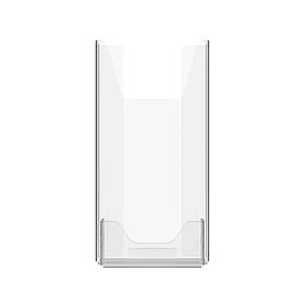 Кишеня EKOSTAR для флаєрів (100х200мм) вертикальний з візитницею на скотчі