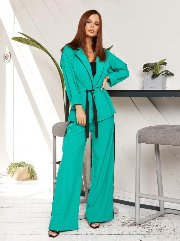 Костюми ISSA PLUS 12852 M зелений, фото 1