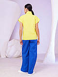 Костюми ISSA PLUS 13405 S жовтий/синій, фото 3