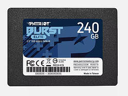 SSD 120Gb, 240Gb, 480Gb  Patriot Burst  SATA3, 2.5", 3D TLC, 450/320 МБ/с 240