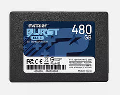 SSD 120Gb, 240Gb, 480Gb  Patriot Burst  SATA3, 2.5", 3D TLC, 450/320 МБ/с 480