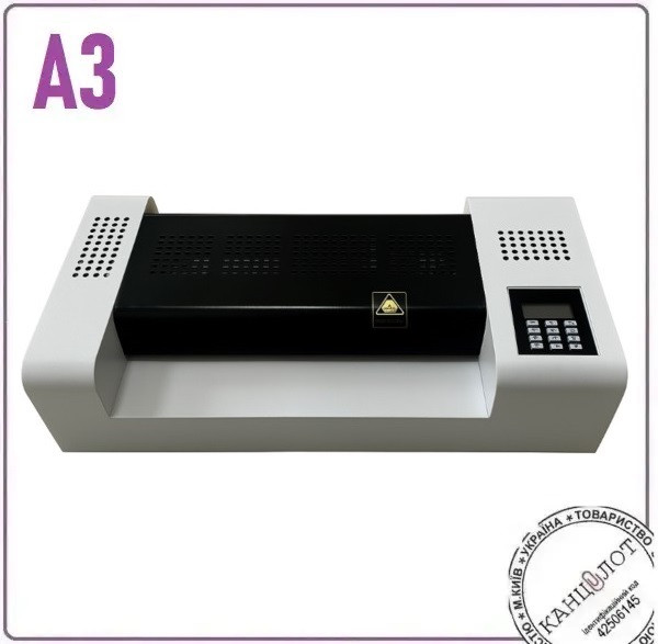 Ламінатор документів Pingda TL800 A3, 330 мм, 8 валів (000016554), фото 1