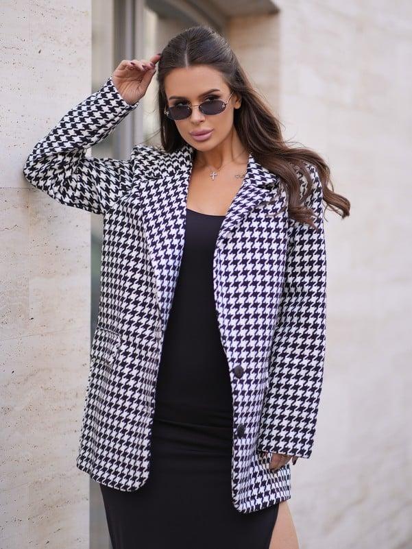 Піджаки ISSA PLUS 14255 L чорний/білий, фото 1