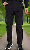 Мужские брюки черные Весенне-летний Весенне-осенний стиль, комфорт и прочность goodbox.com.ua