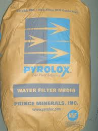 Завантаження Pyrolox для видалення заліза та сірководню з води