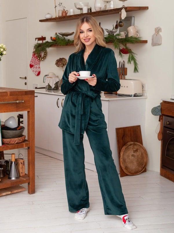 Домашній одяг ISSA PLUS 13666 S зелений, фото 1