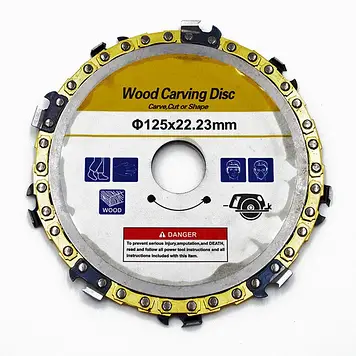 Пильный цепной диск Wood Carving Disc D125 d22,2 z10