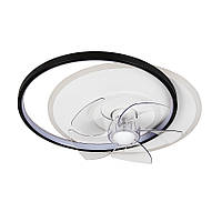 Люстра вентилятор Levistella 7875088C BK+WH