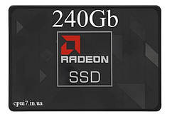 SSD 120Gb, 240Gb, 480Gb, AMD Radeon R3 , SATA3, 2.5", 3D TLC, 550/470 МБ/с 240