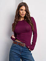 Лонгсліви ISSA PLUS 14865 S бордовий