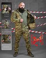 Весняний тактичний костюм 3в1 мультикам, військова форма мультикам 3в1 рипстоп для військовослужбовців vil sak usd