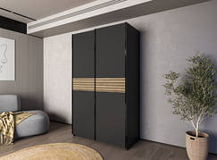 Шафа-купе Metropol 120 Accord колір антрацит / антрацит, табліла